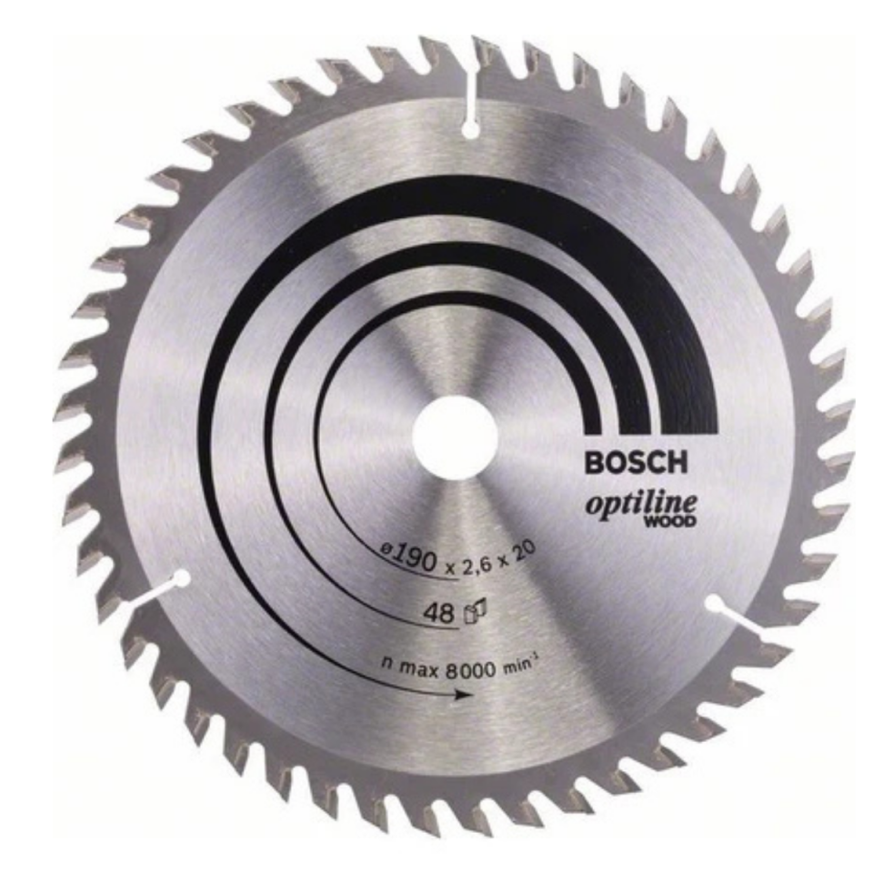 BOSCH SUNTA KESME 190X20X16MM 48 DİŞ 2608640614