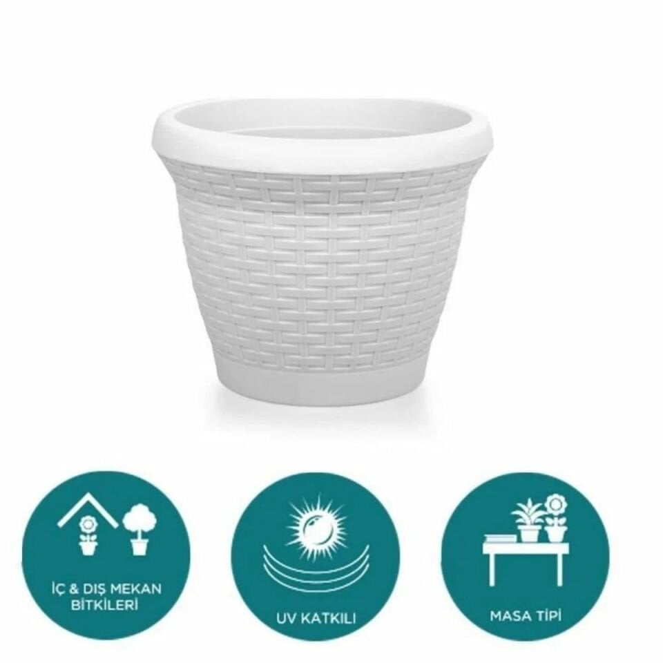 SAKSI HASIR NO:4 KİRLİ BEYAZ 15 LT.