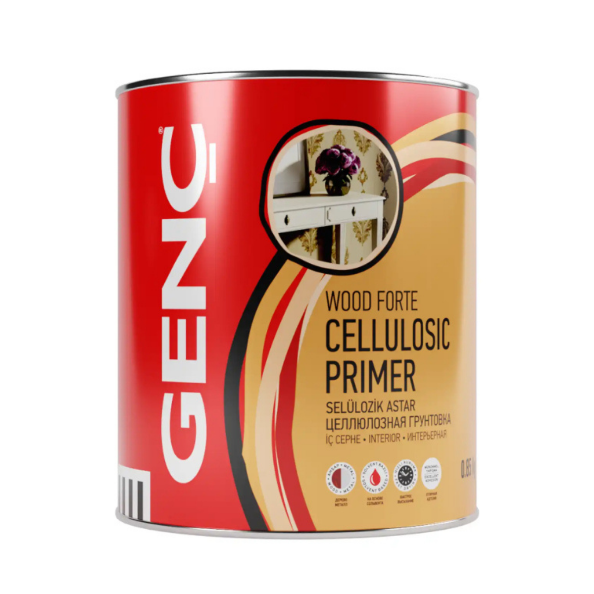 GENÇ SELÜLOZİK ASTAR BOYA BEYAZ GLN