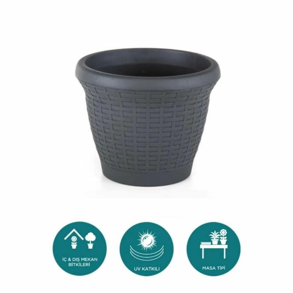 SAKSI HASIR NO:4 ANTRASİT 15 LT.