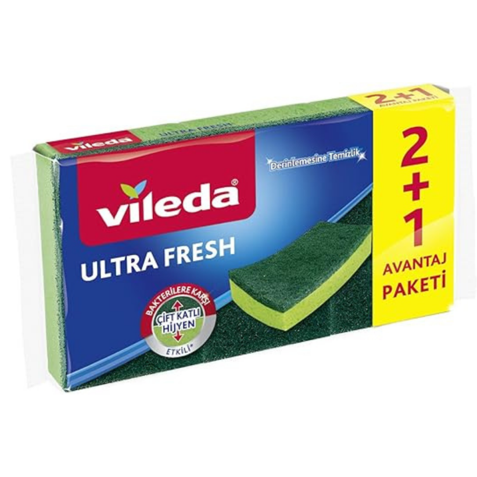 VİLEDA ULTRA FRESH SÜNGER 2+1