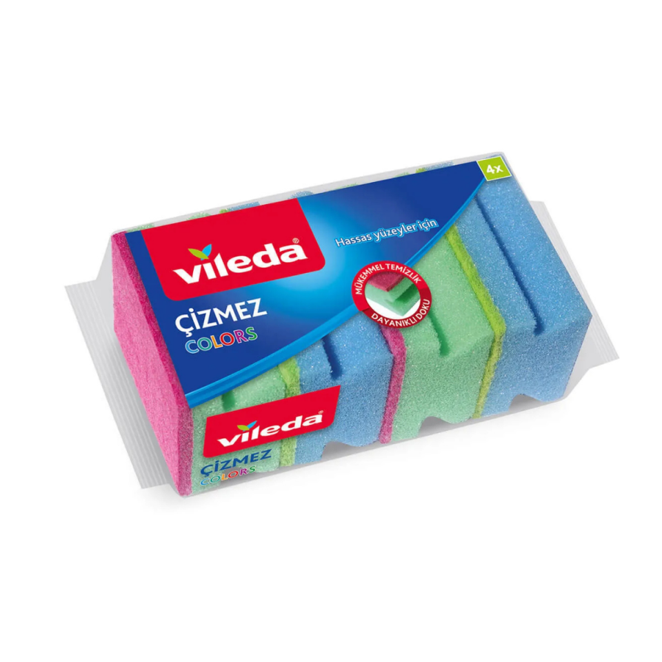 VİLEDA ÇİZMEZ SÜNGER 4 LÜ