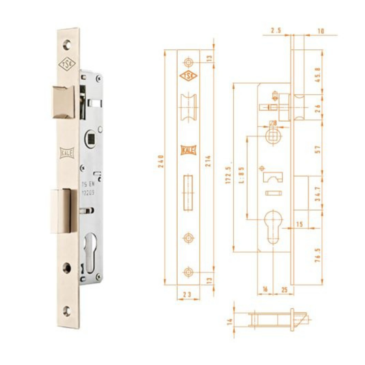 KALE SİL.KİLİT 153 U 25