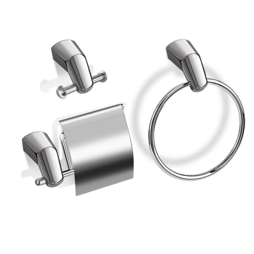 MESA NAME SERİSİ KROM KAPLAMA 3 LÜ AKSESUAR SETİ