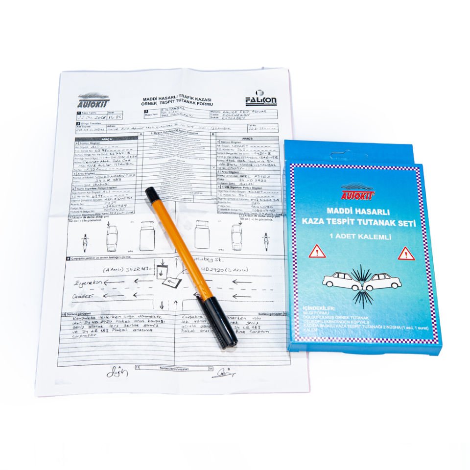 AUTOKIT KAZA TESPİT TUTANAK SETİ FA1-999