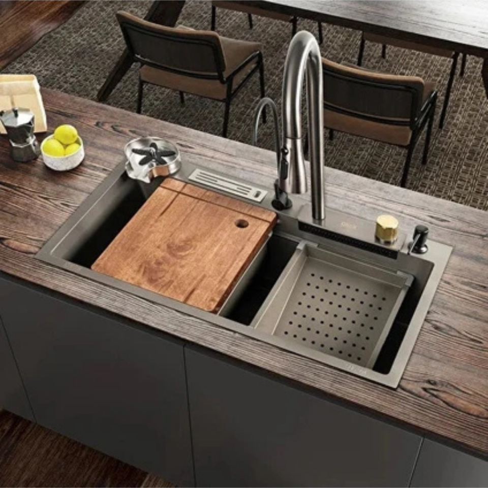 MUTFAK EVİYESİ DESING TELNOLOJİ 750X450+BATARYA LS7545