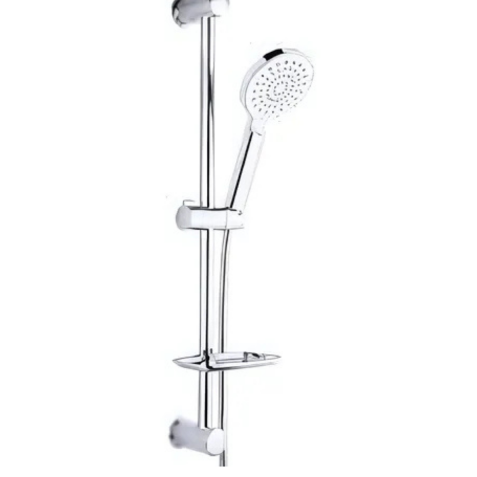 ÜSO SELENA SÜRGÜLÜ DUŞ SETİ KROM-BEYAZ