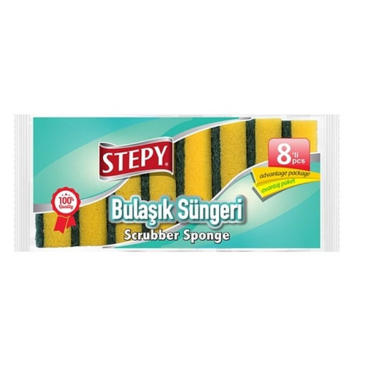 STEPY BULAŞIK SÜNGERİ 8 Lİ
