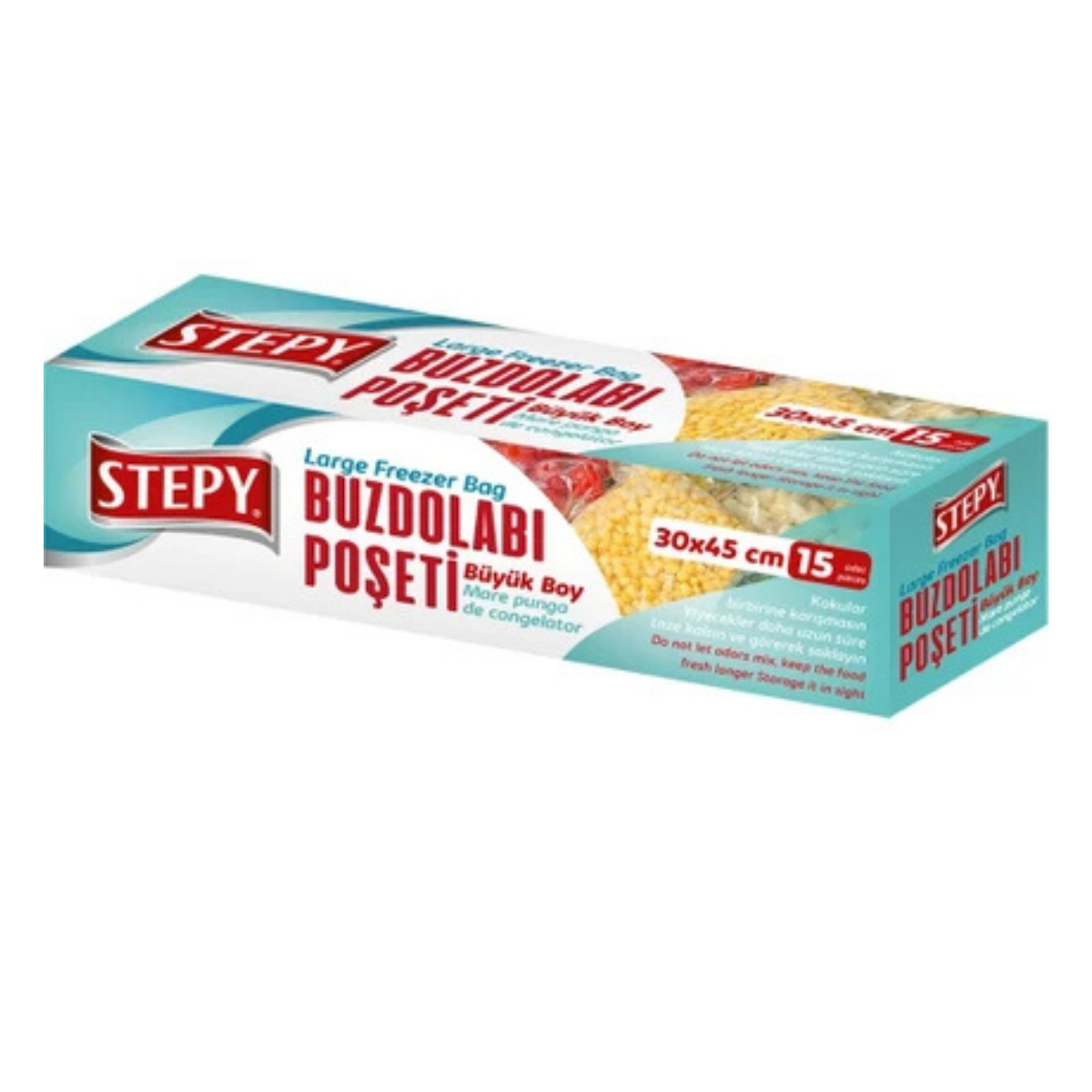 STEPY BUZDOLABI POŞETİ 30X45 15 ADET