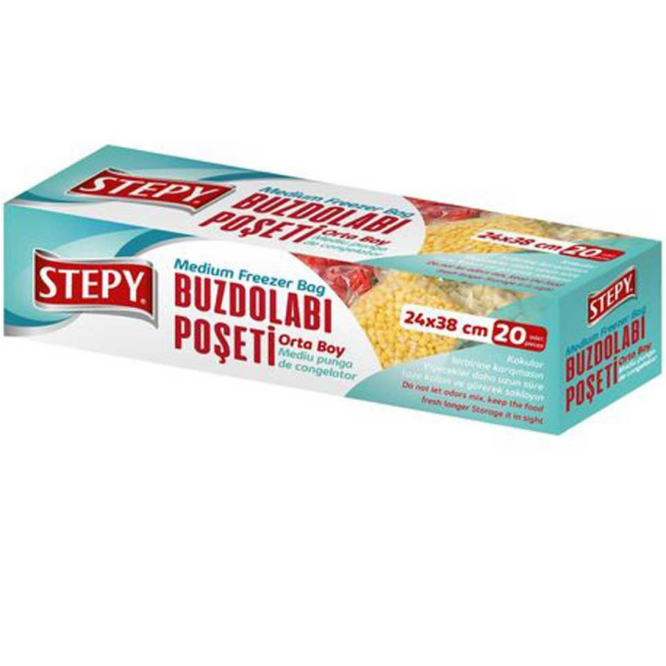 STEPY BUZDOLABI POŞETİ ORTA BOY 24X38 CM