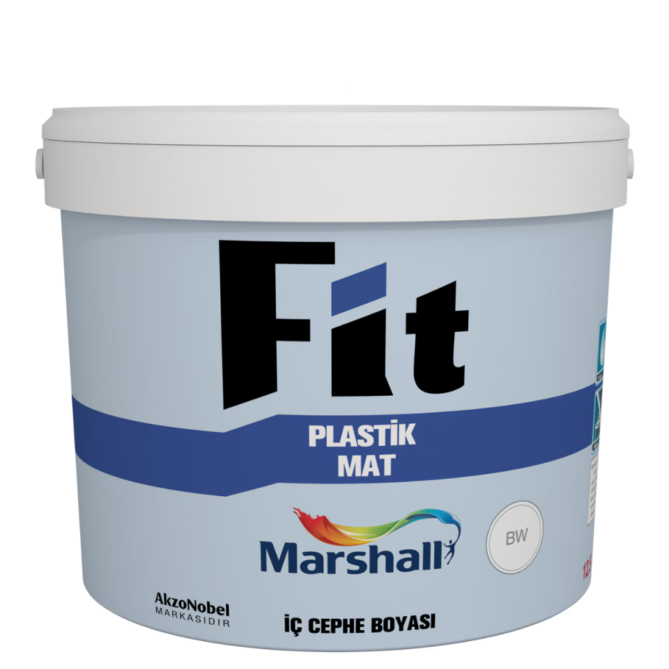 MARSHALL FIT PLASTİK MAT  BEYAZ 7,5 L