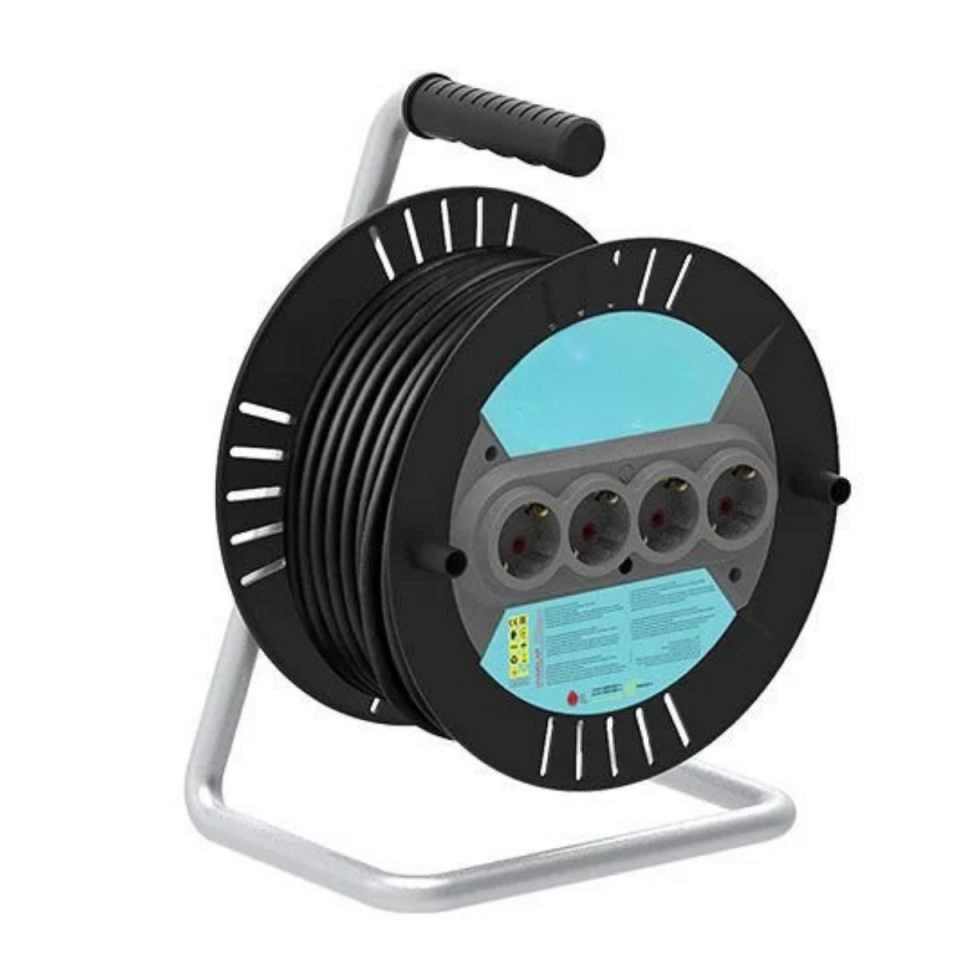 RODEX KABLOLU MAKARA 4 PRİZLİ 3X2,5 40 MT 30340E