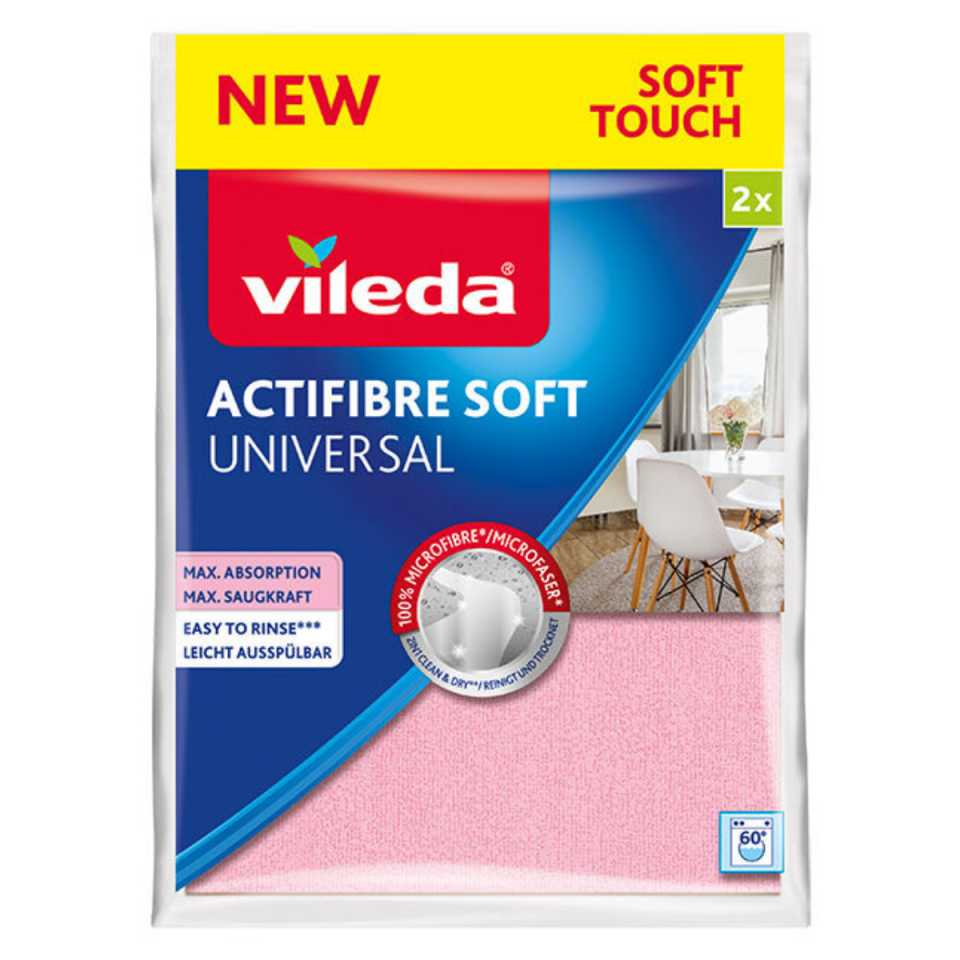 VİLEDA AKTİFİBRE SOFT BEZ 2'Lİ