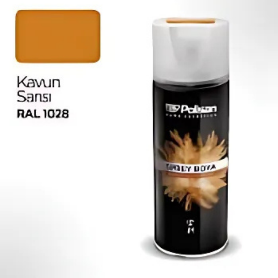 POLİSAN SPREY BOYA KAVUN SARISI 1028