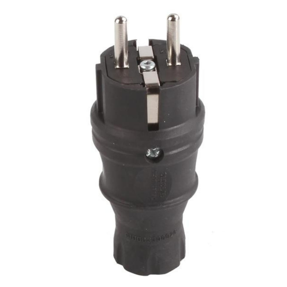 MUTLUSAN 1X16 KAUÇUK ERKEK FİŞ