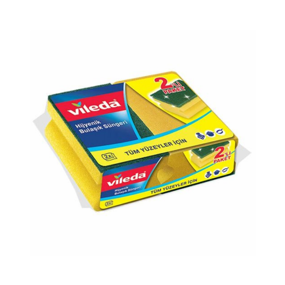 VİLEDA YEŞİL OLUKLU SÜNGER