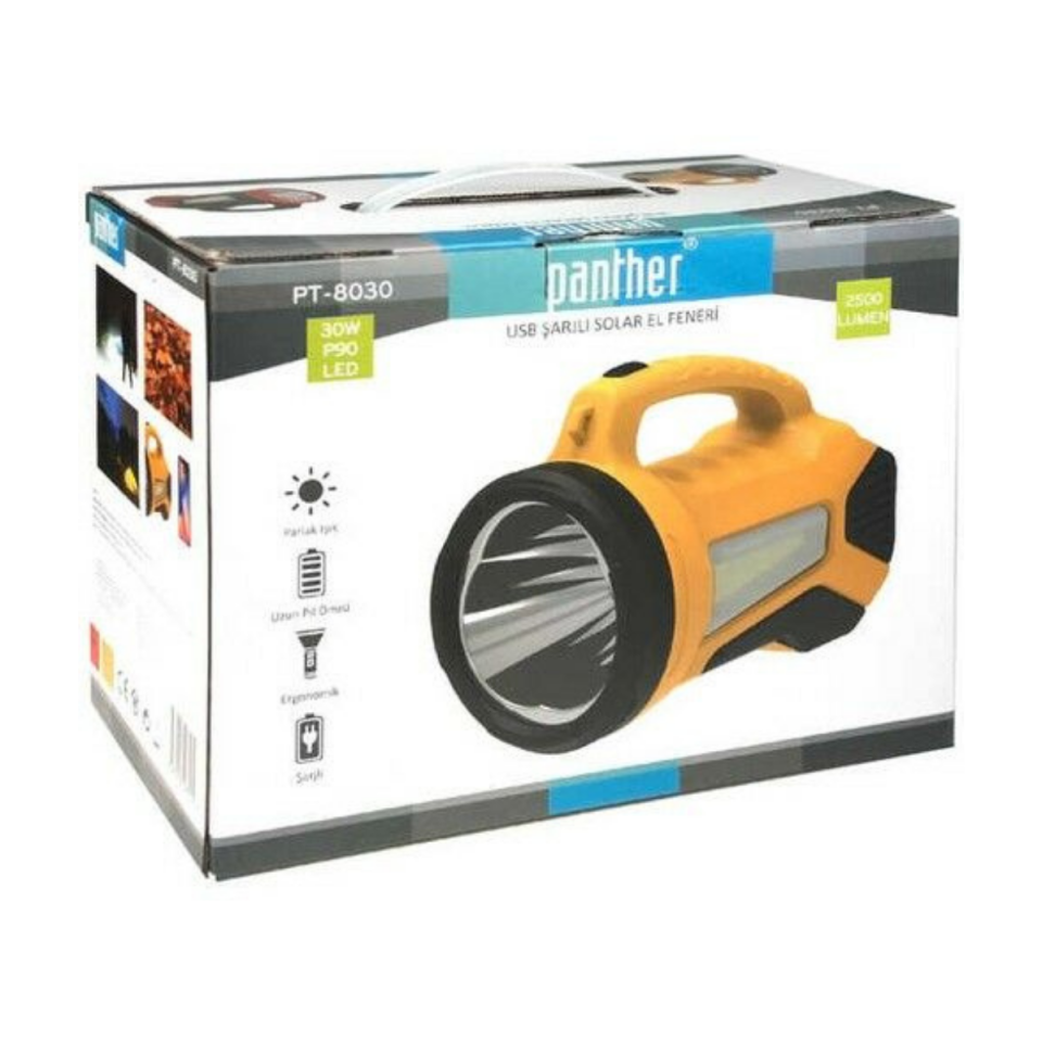 PANTHER USB ŞARJLI SPOT FENER PT-8030