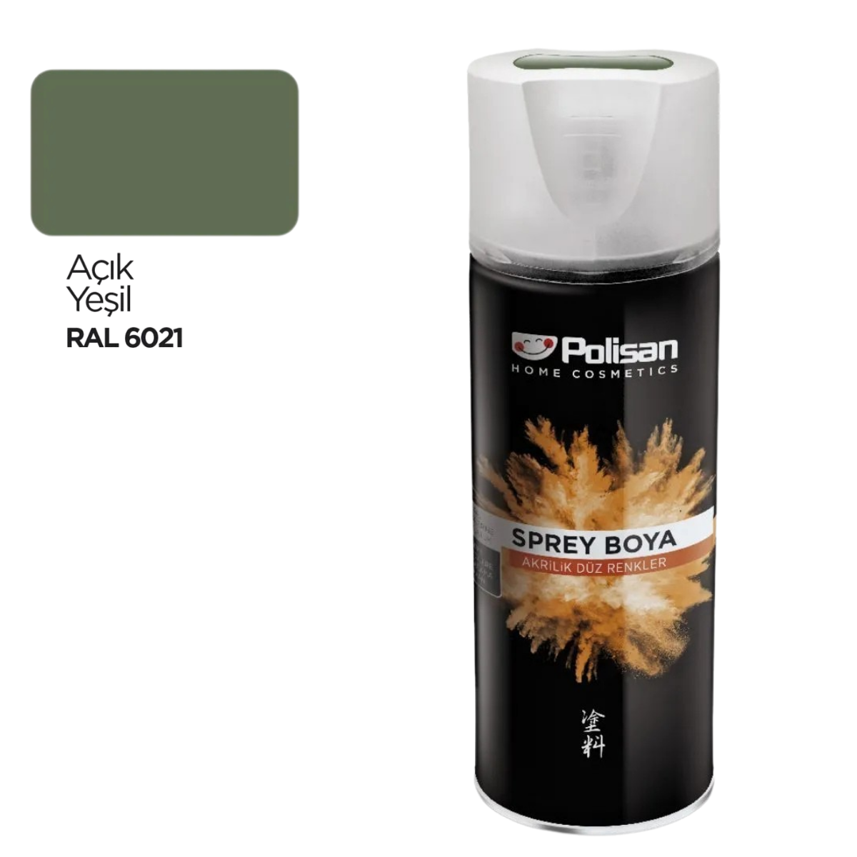 POLİSAN SPREY BOYA AÇIK YEŞİL 6021