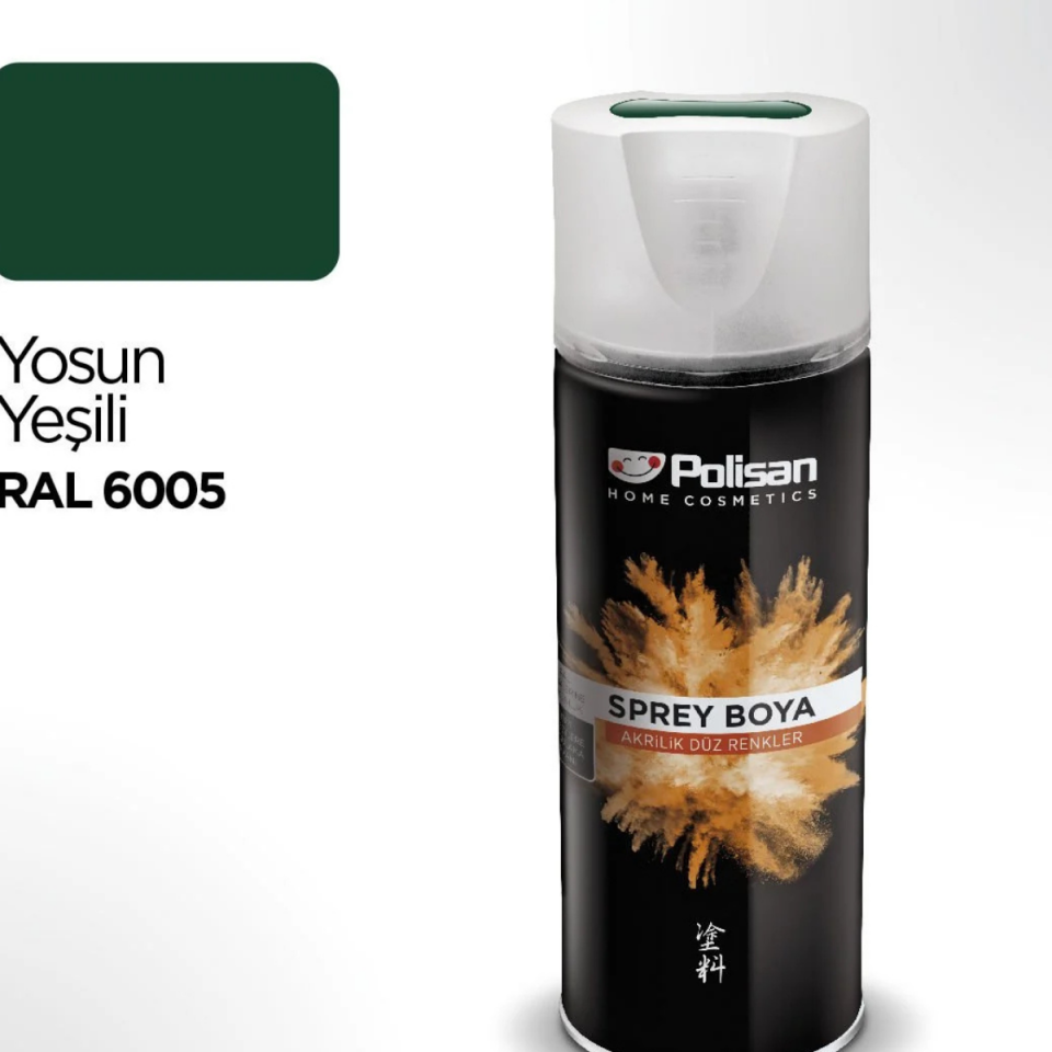 POLİSAN SPREY BOYA YOSUN YEŞİLİ 6005