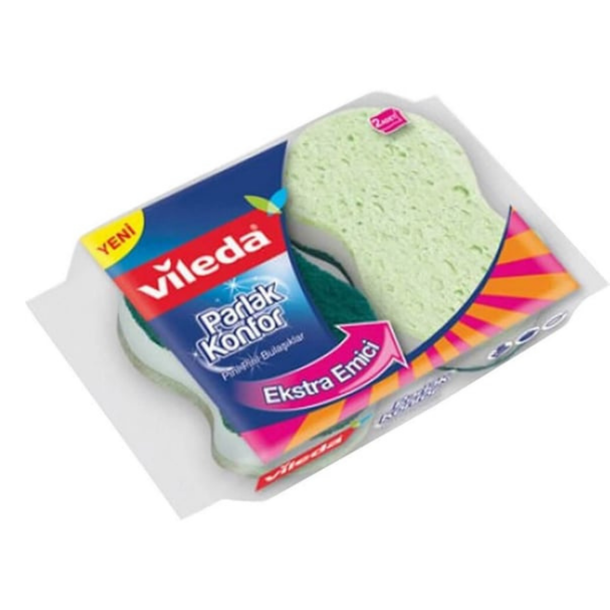 VİLEDA VISCOSE OLUKLU SÜNGER 2 Lİ