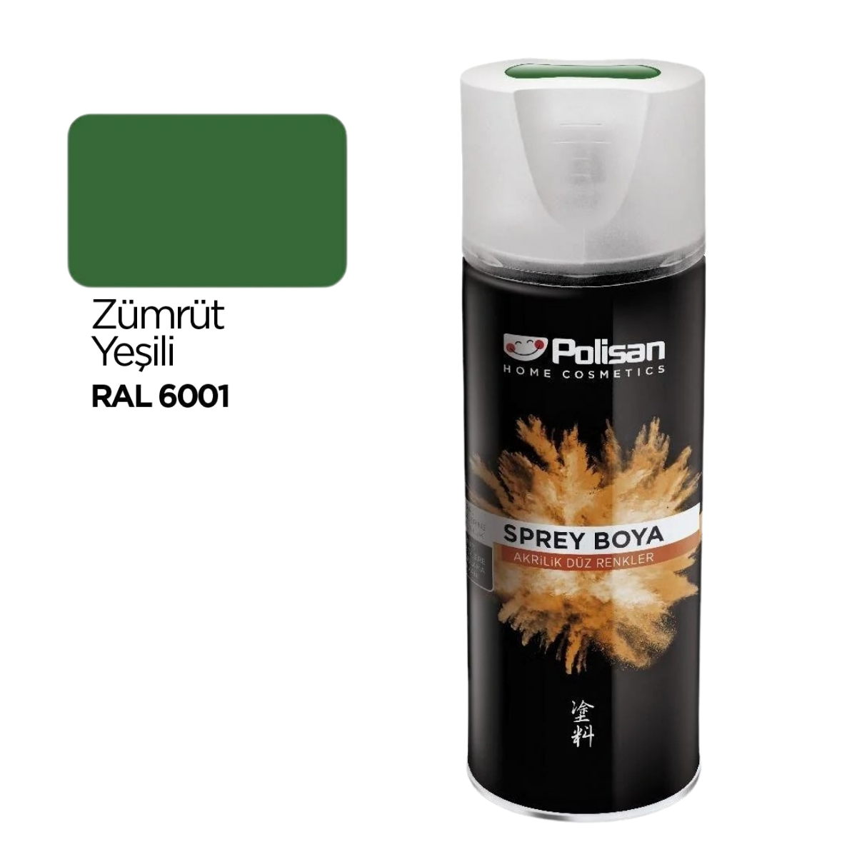 POLİSAN SPREY BOYA ZÜMRÜT YEŞİL 6001
