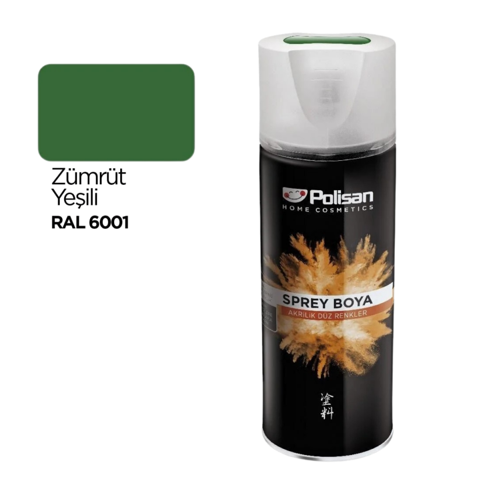 POLİSAN SPREY BOYA ZÜMRÜT YEŞİL 6001