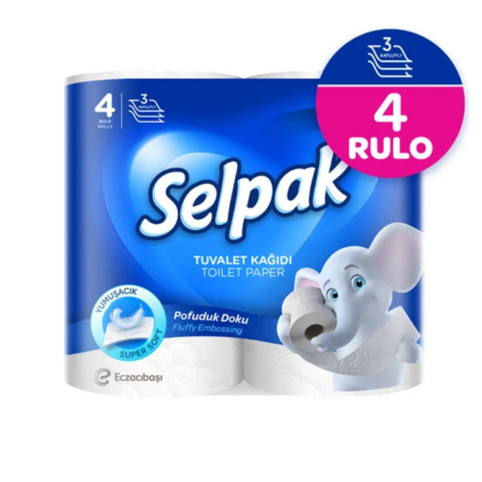 SELPAK TUVALET KAĞIDI 4 LÜ