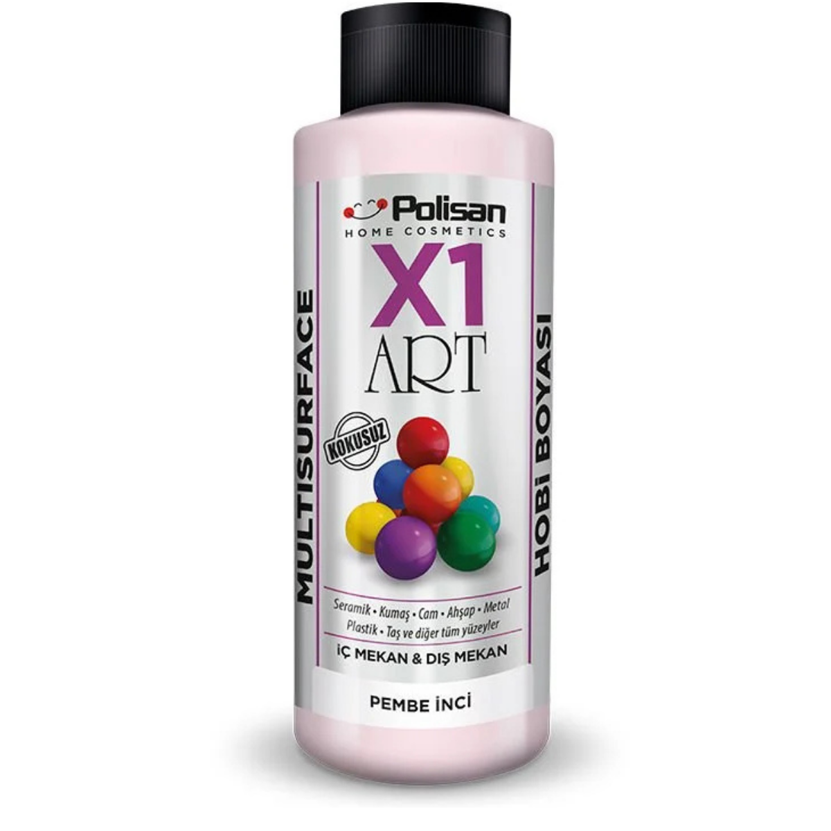 POLİSAN HOBİ BOYASI PEMBE İNCİ 0025