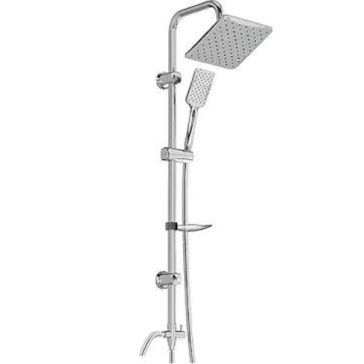 DUXXA PİANO BATARYALI DUŞ SETİ KROM DP.100