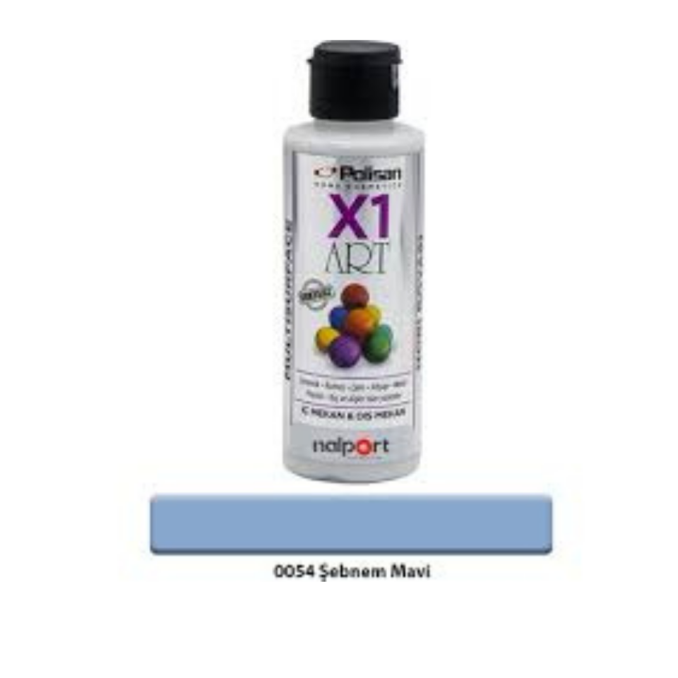 POLİSAN HOBİ BOYASI ŞEBNEM MAVİ 0054