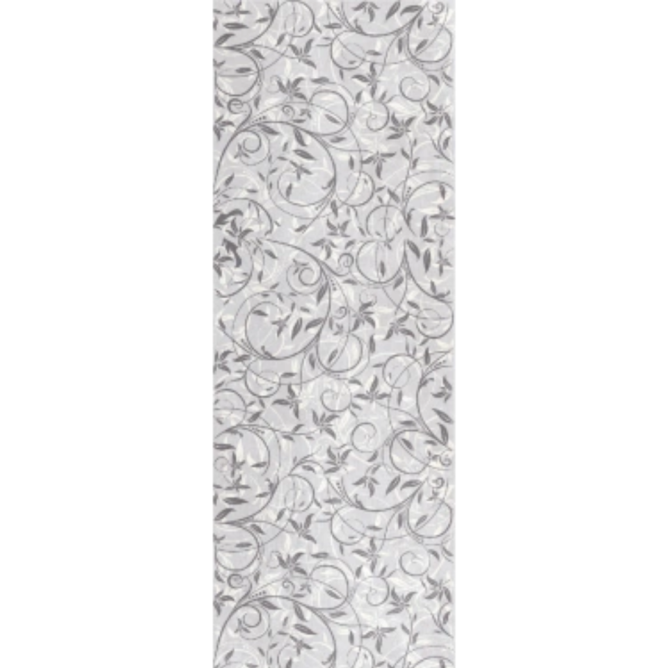 30X90 İNTEGRA FLORAL GRİ-ANTRASİT  MOTİF