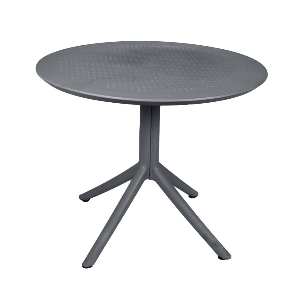 MASA 90 CM MARYA YUVARLAK CAMSIZ SİYAH