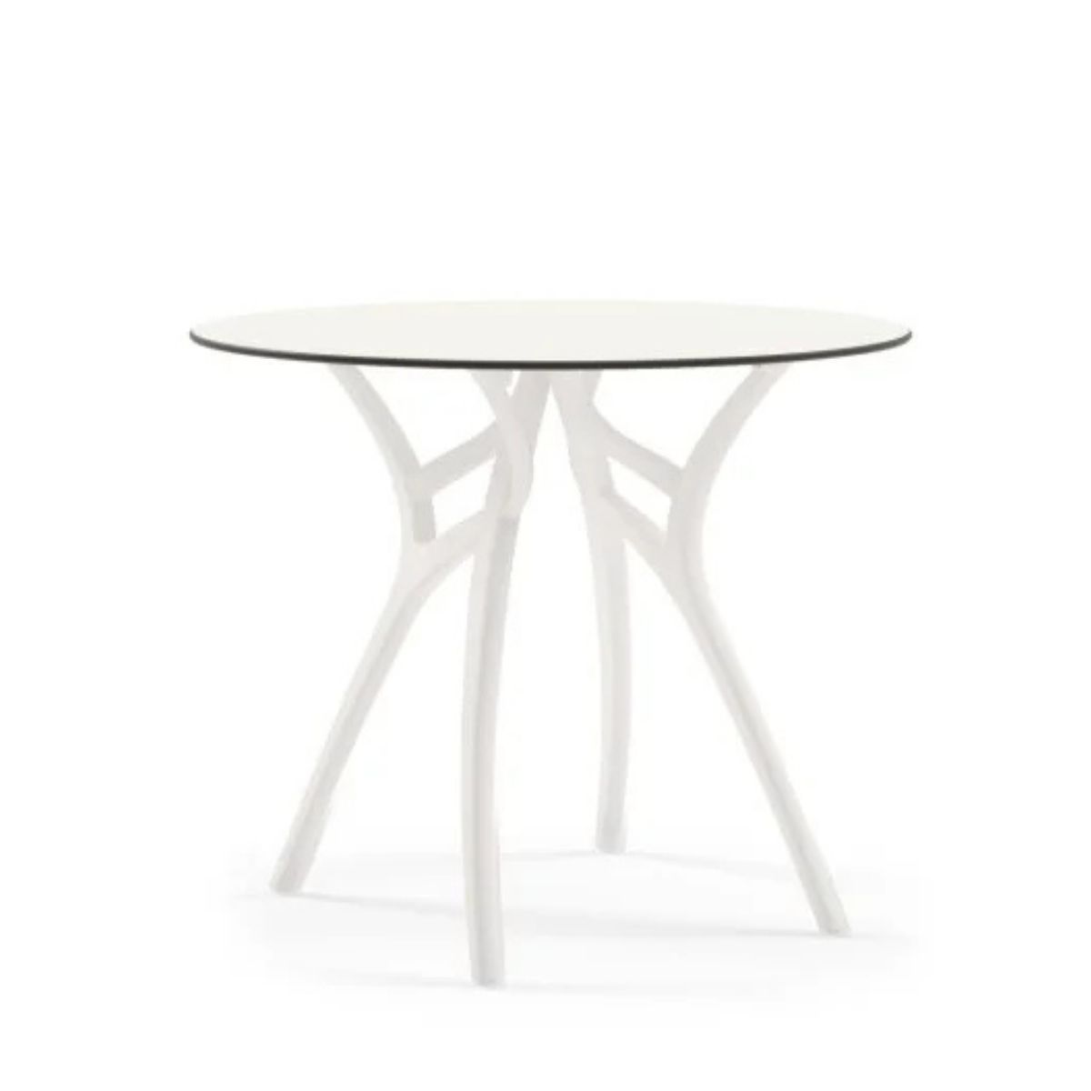 MASA 90 CM MARYA YUVARLAK CAMSIZ BEYAZ