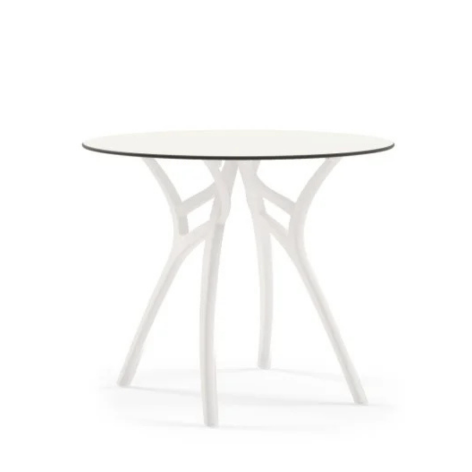 MASA 90 CM MARYA YUVARLAK CAMSIZ BEYAZ