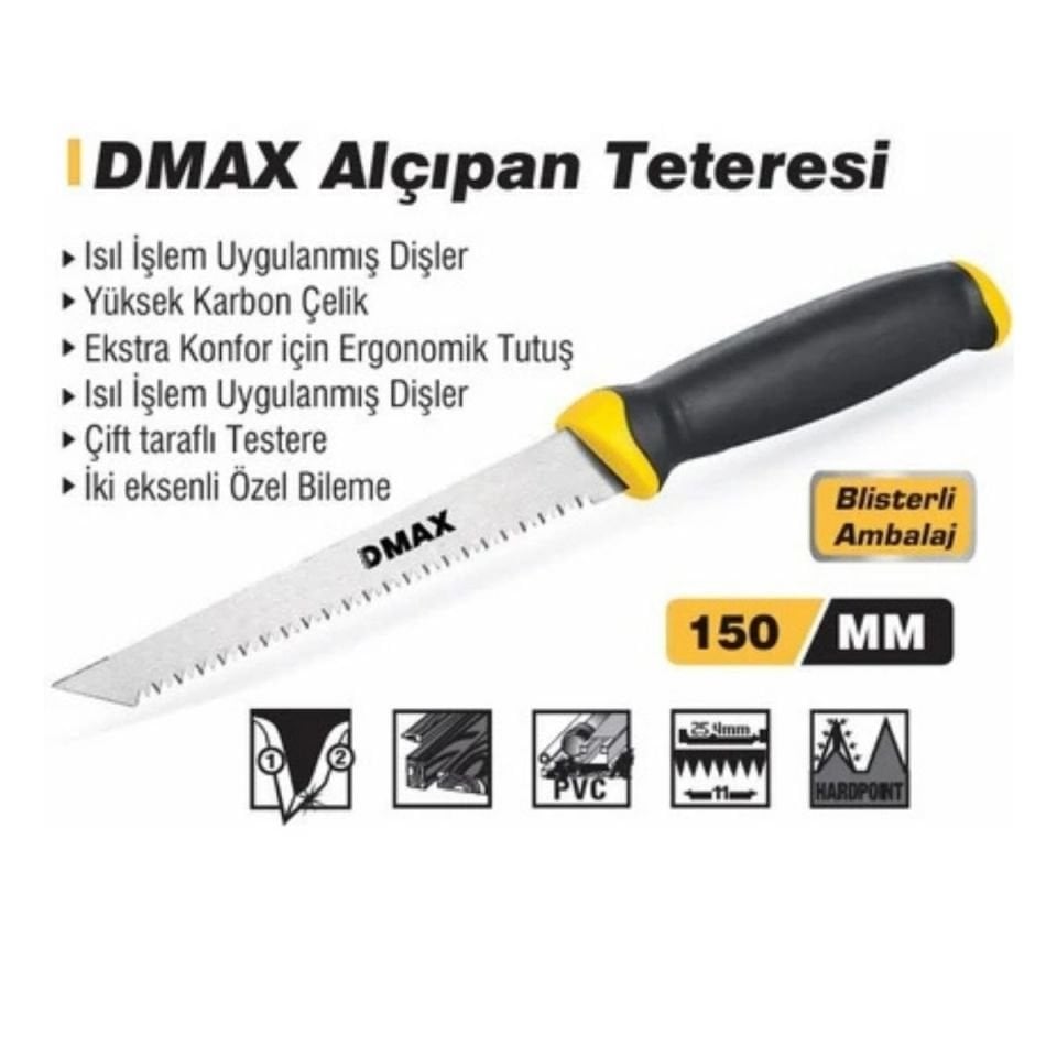 DMAX ALÇIPAN TESTERESİ 150 MM DMX4235