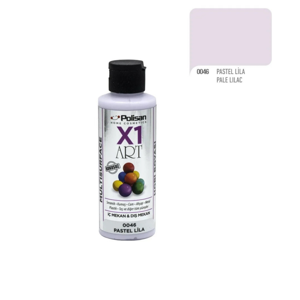 POLİSAN HOBİ BOYASI PASTEL LİLA 0046