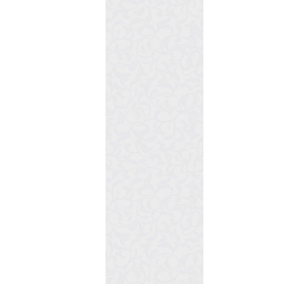 30X90 VICTORIAN MAT WHITE FLORAL MOTIF