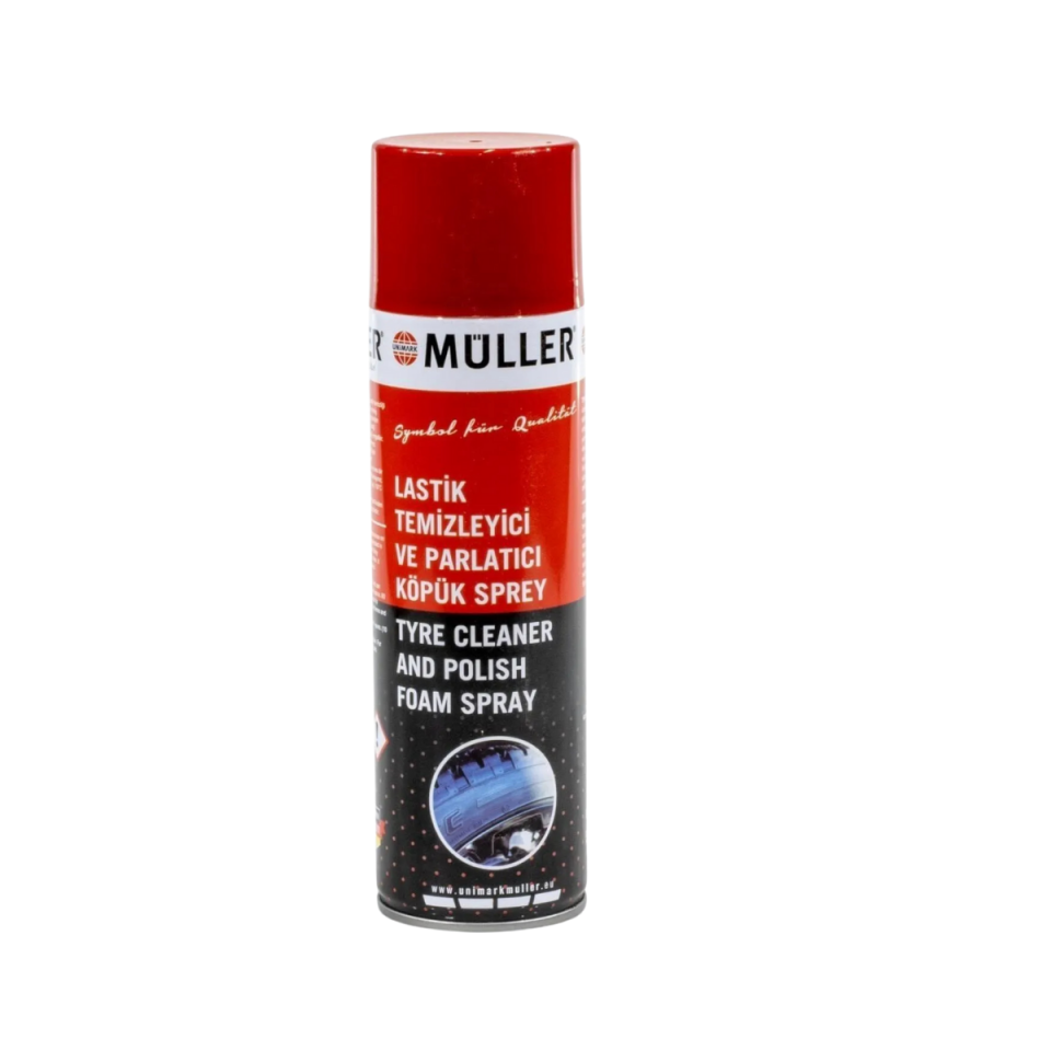 MÜLLER LASTİK TEMİZLEYİCİ VE PARLATICI KÖPÜK SPREY 500ML