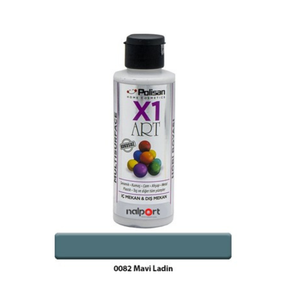 POLİSAN HOBİ BOYASI MAVİ LADİN 0082