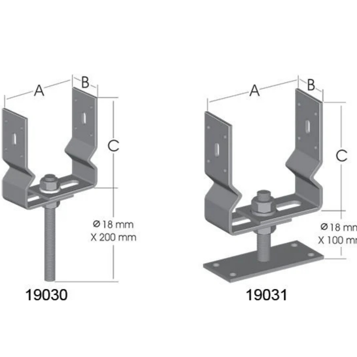 PERGULE AYAĞI AYARLI AĞIR YÜK TABLALI 19031
