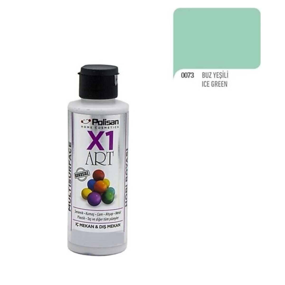 POLİSAN HOBİ BOYASI BUZ YEŞİLİ 0073
