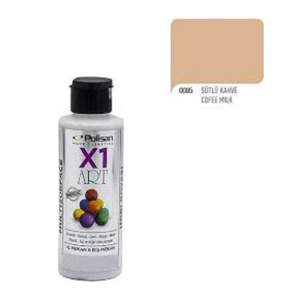 POLİSAN HOBİ BOYASI SÜTLÜ KAHVE 0085