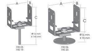 PERGULE AYAĞI AYARLI TABLALI 19020