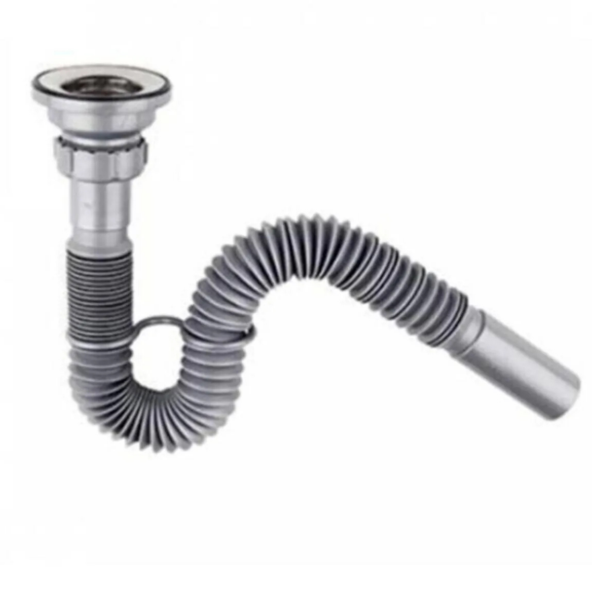 LAVABO SİFONU KÖRÜKLÜ GRİ 32 LİK