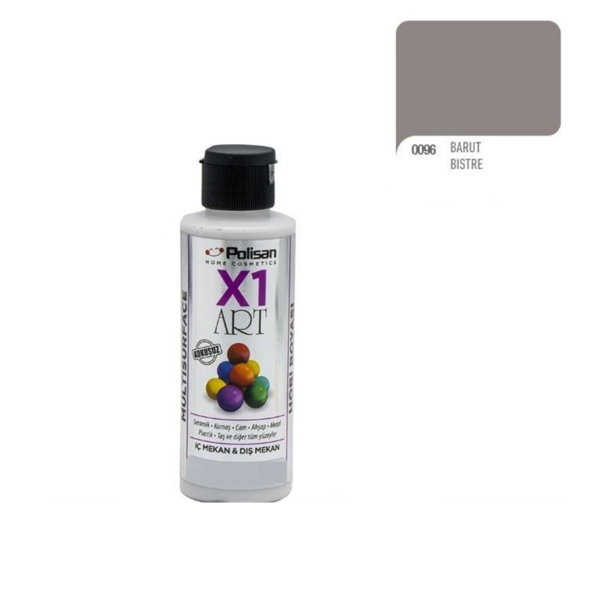 POLİSAN HOBİ BOYASI BARUT 0096