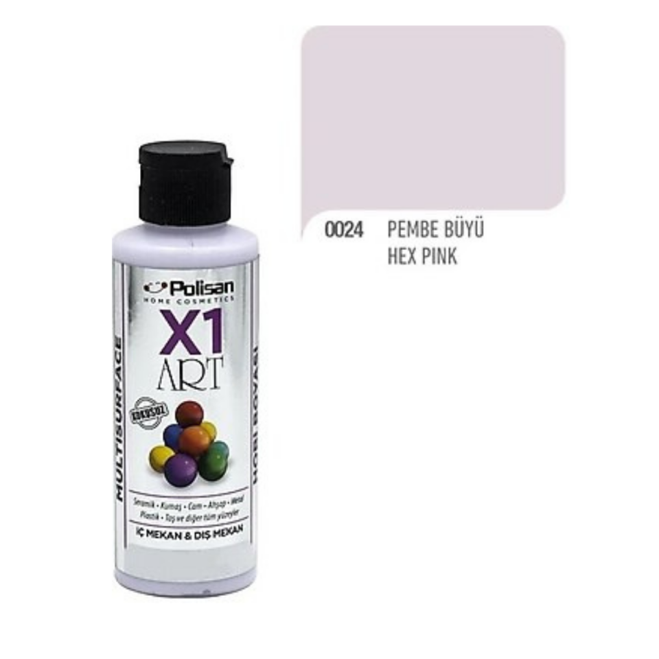POLİSAN HOBİ BOYASI PEMBE BÜYÜ 0024