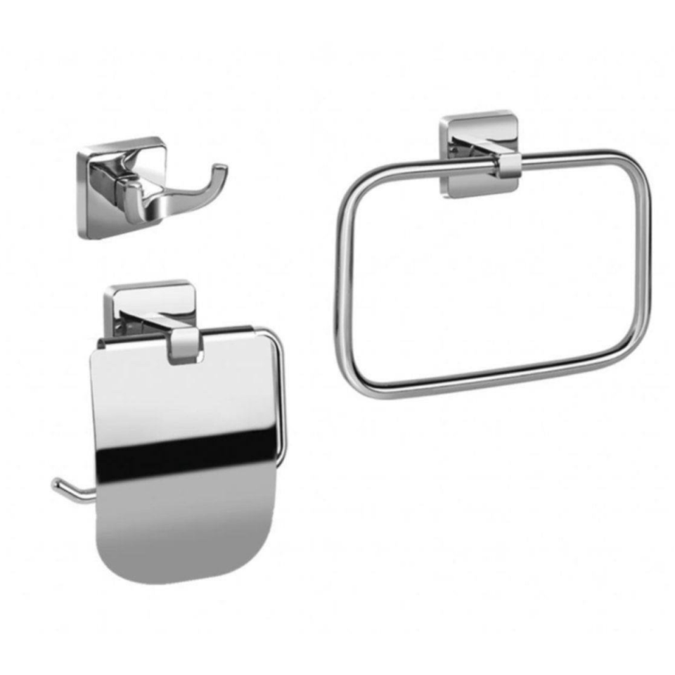 MESA MİLET SERİSİ KROM KAPLAMA 3 LÜ AKSESUAR SETİ