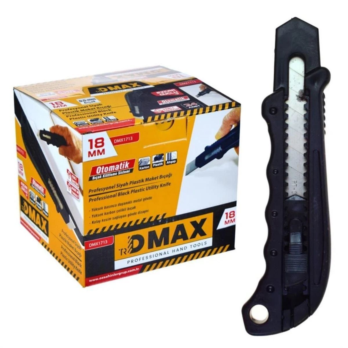 DMAX PLASTİK MAKET BIÇAĞI SİYAH DMX1713
