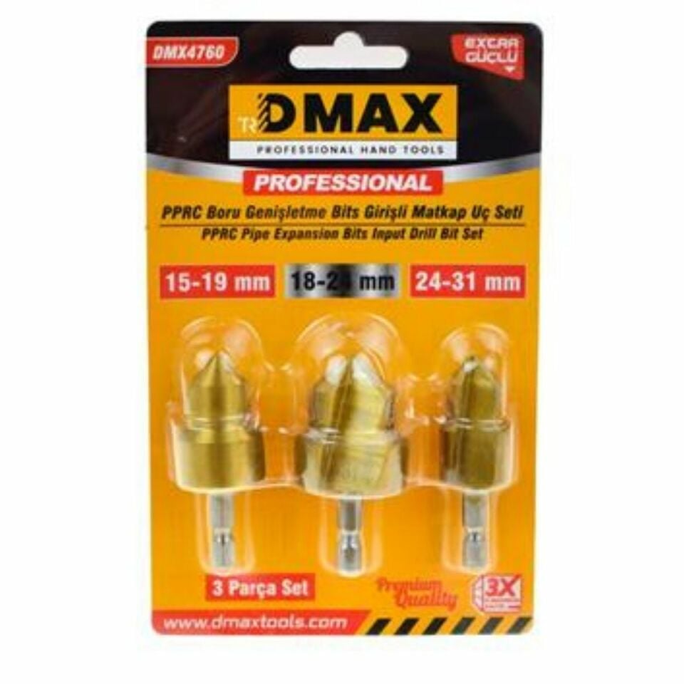 DMAX PPRC BORU GENİŞLETME DELME UCU SETİ DMX4760