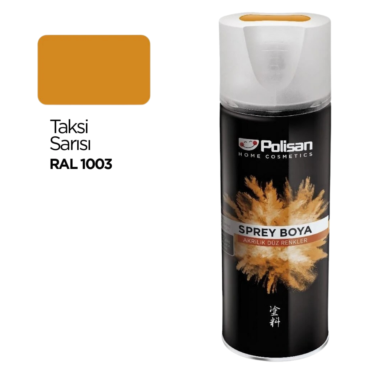 POLİSAN SPREY BOYA TAKSİ SARISI 317 1003